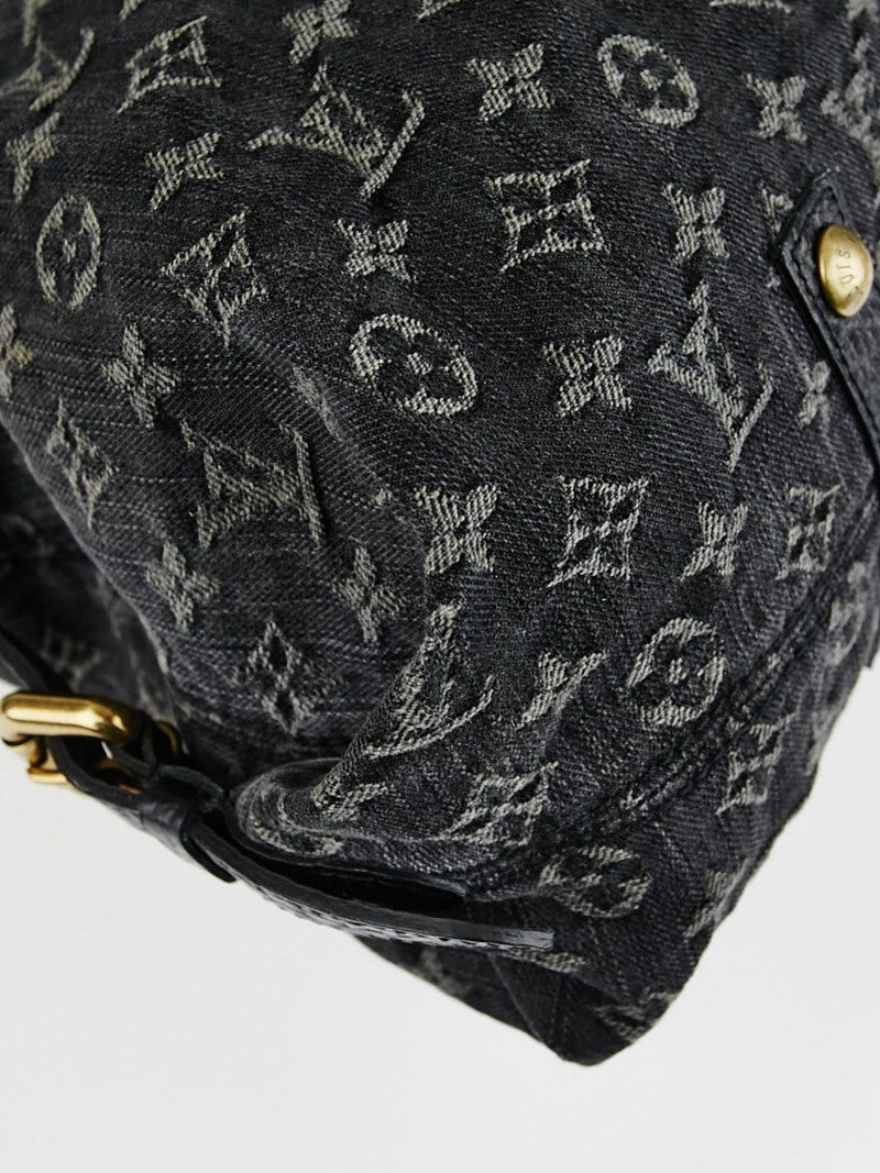 Louis Vuitton Black Monogram Denim Neo Cabby GM Bag - Yoogi's Closet