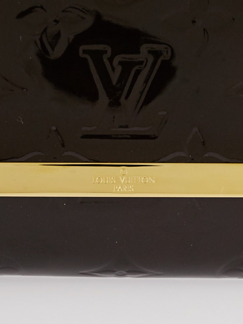 Louis Vuitton Amarante Monogram Vernis Ana Clutch Bag - Yoogi's Closet
