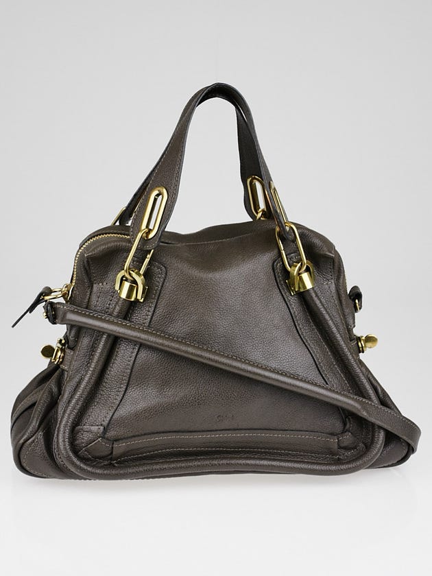 Chloe Rock Calfskin Leather Medium Paraty Bag