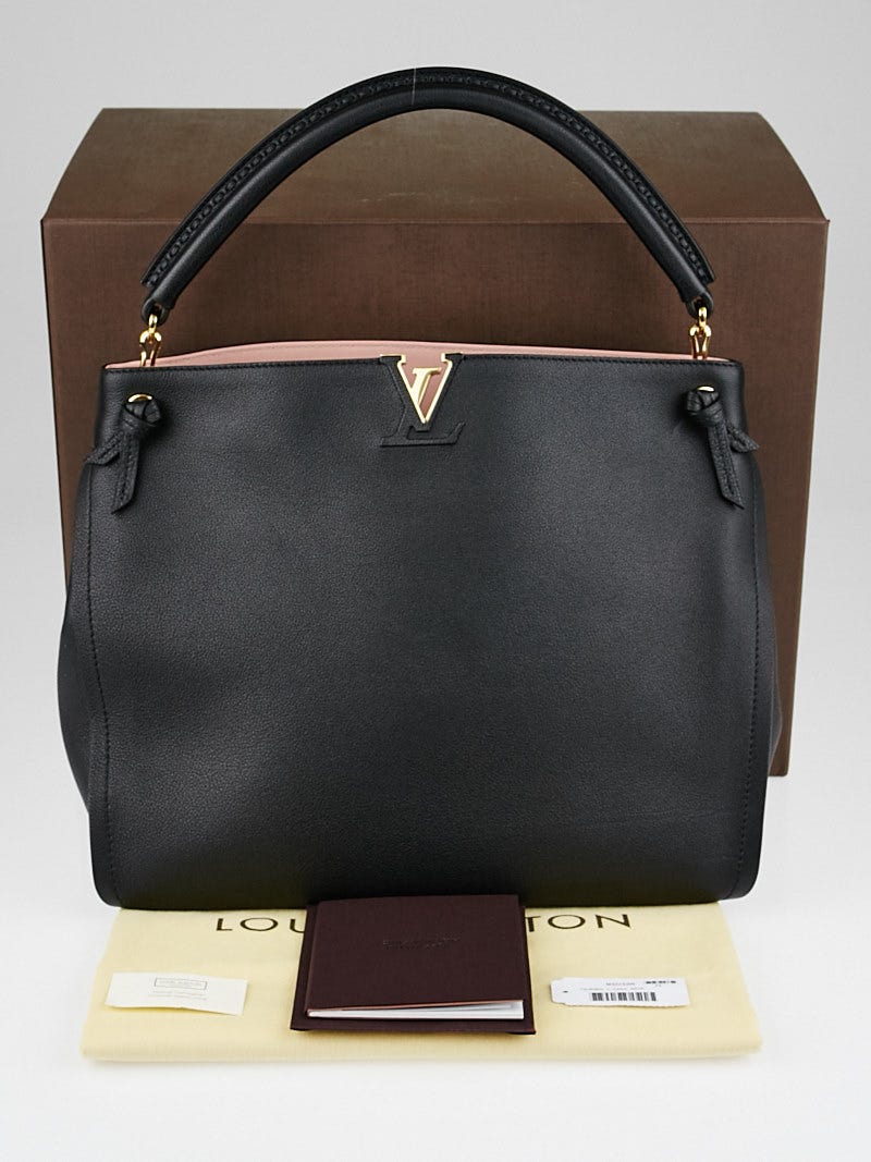 Louis Vuitton Galet Taurillon Leather Tournon Hobo Shoulder Bag