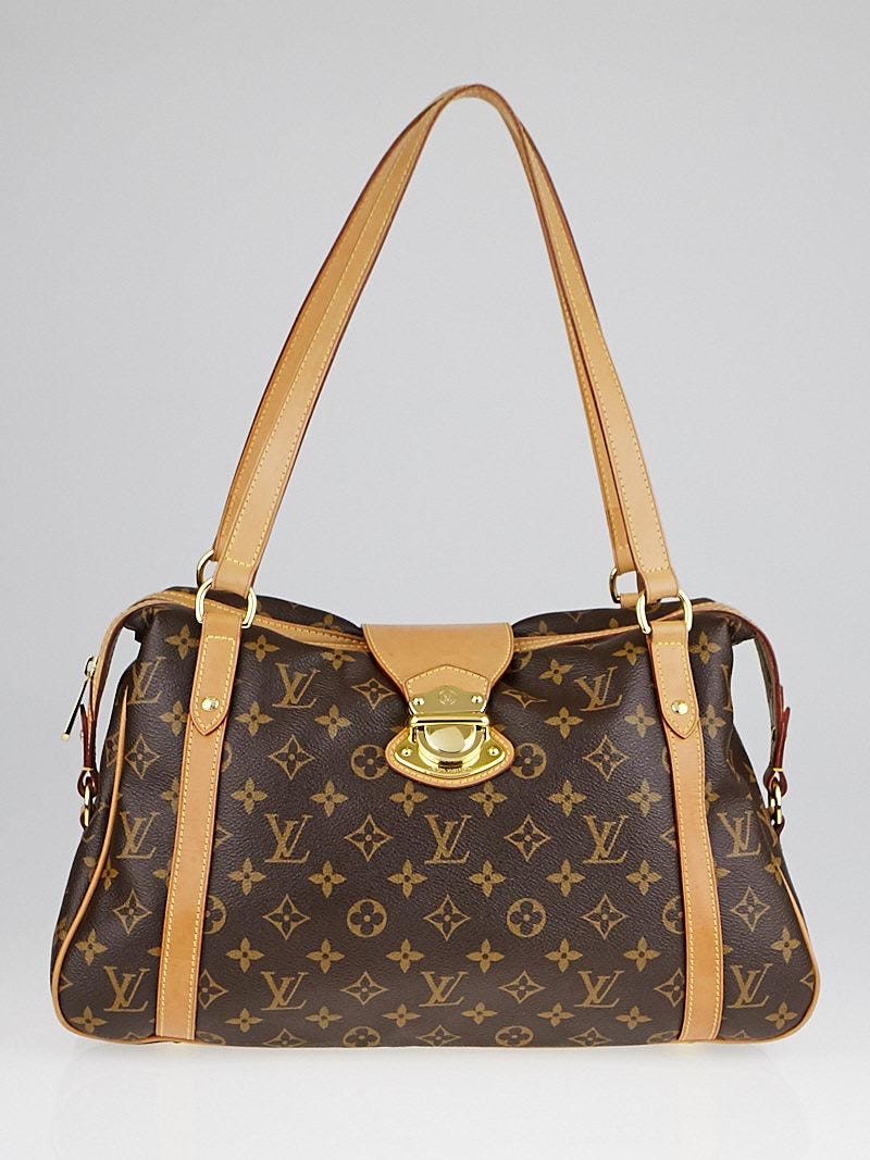 Authentic Louis Vuitton Classic Monogram Stresa PM Shoulder Bag