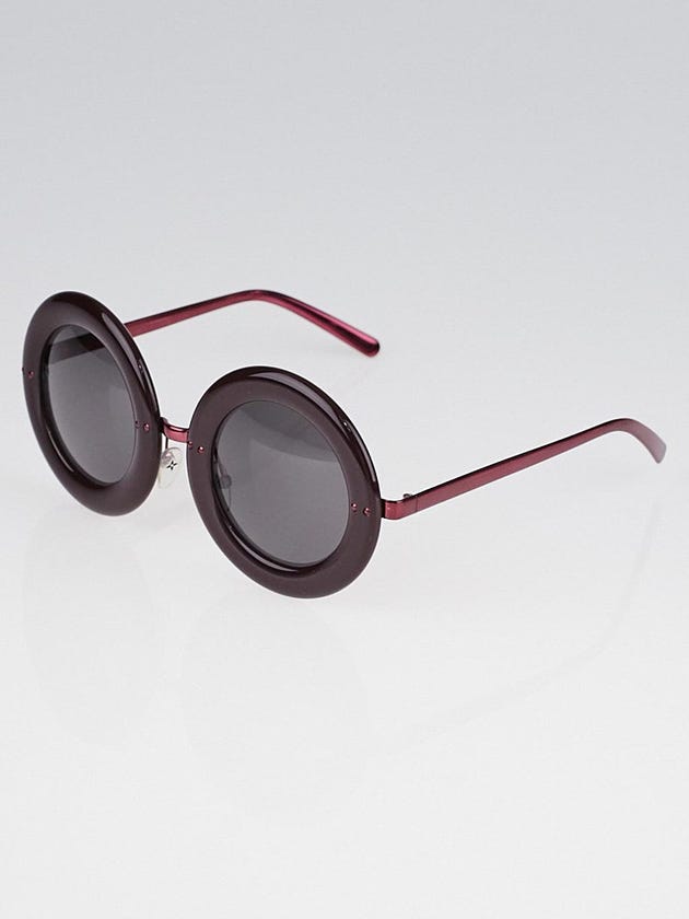 Louis Vuitton Plum Round Frame Nelly Sunglasses - Z0504U