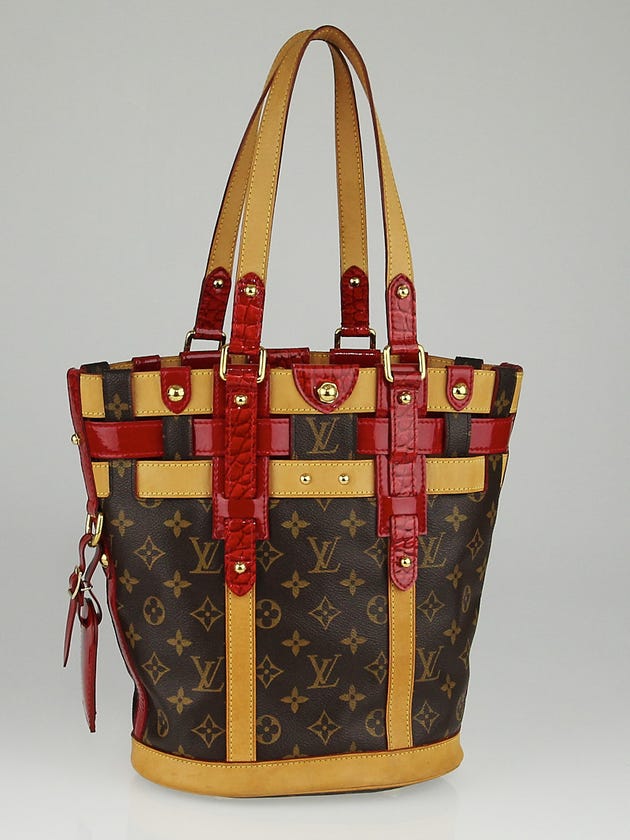 Louis Vuitton Limited Edition Monogram Rubis Neo Bucket Bag
