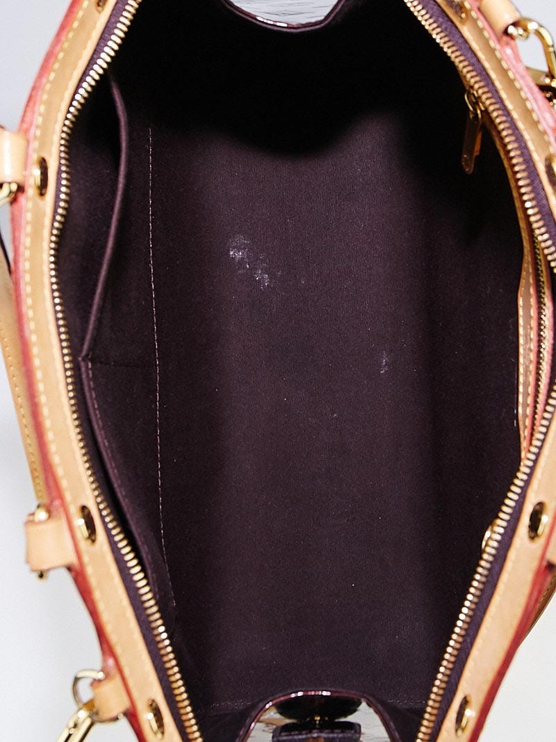 Louis Vuitton // Burgundy Amarante Monogram Vernis Brea Shoulder