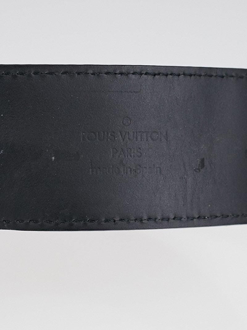 Louis Vuitton Damier Graphite LV Initiales Belt Size 100/40 - Yoogi's Closet