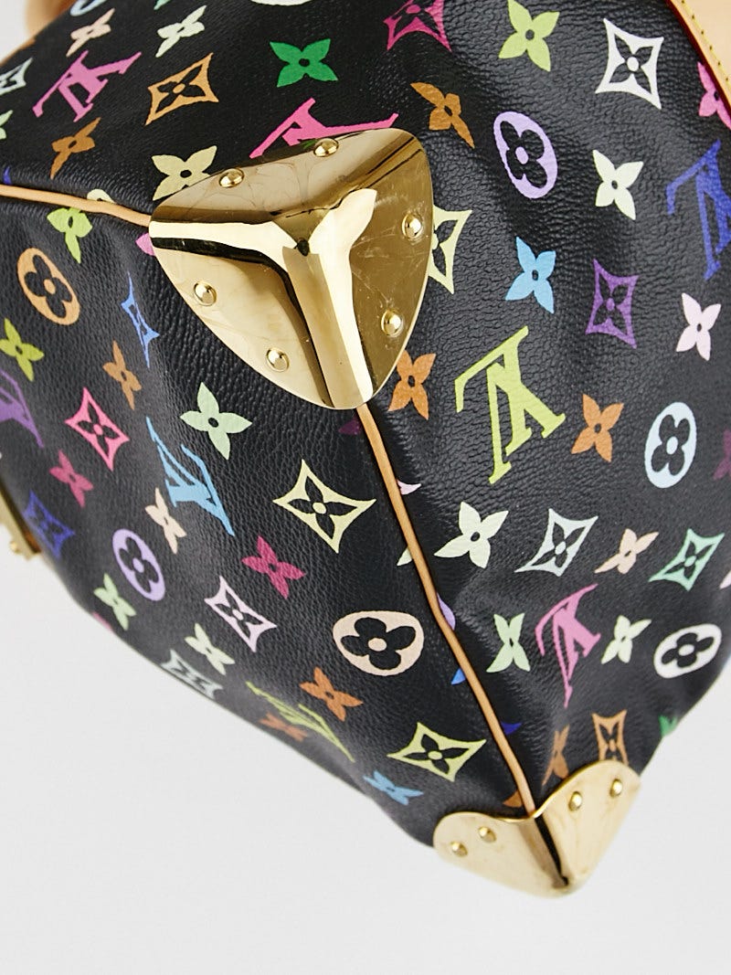 Louis Vuitton Black Monogram Multicolore Keepall 45 Bag - Yoogi's Closet