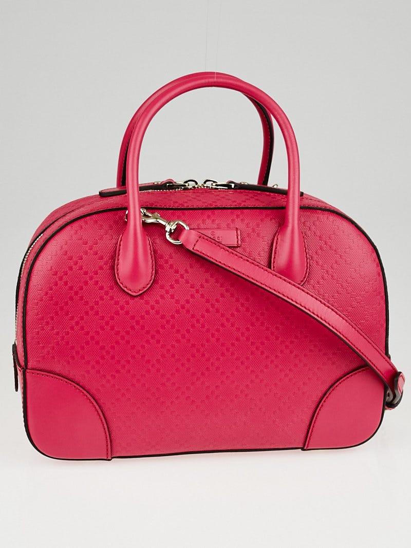 Bright pink gucci bag clearance