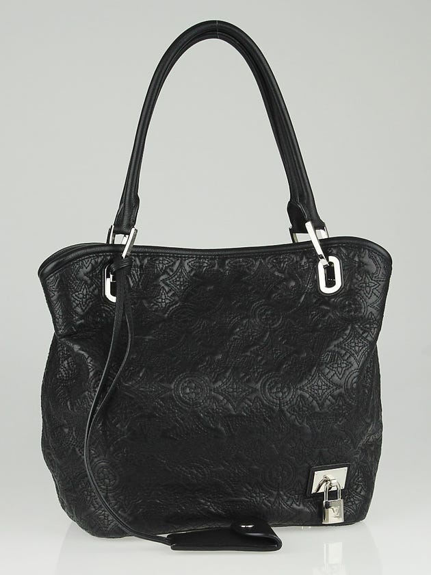 Louis Vuitton Black Monogram Antheia Leather Lilia PM Bag