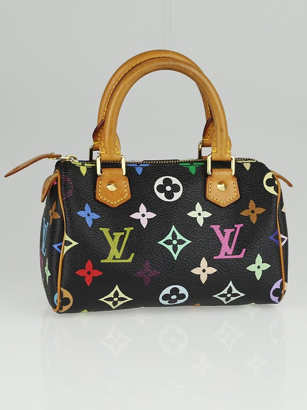 Louis Vuitton Black Monogram Multicolore Canvas Mini Sac HL Bag