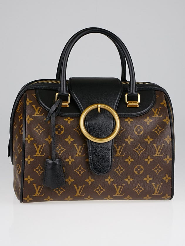 Louis Vuitton Limited Edition Black Monogram Canvas Golden Arrow Speedy Bag