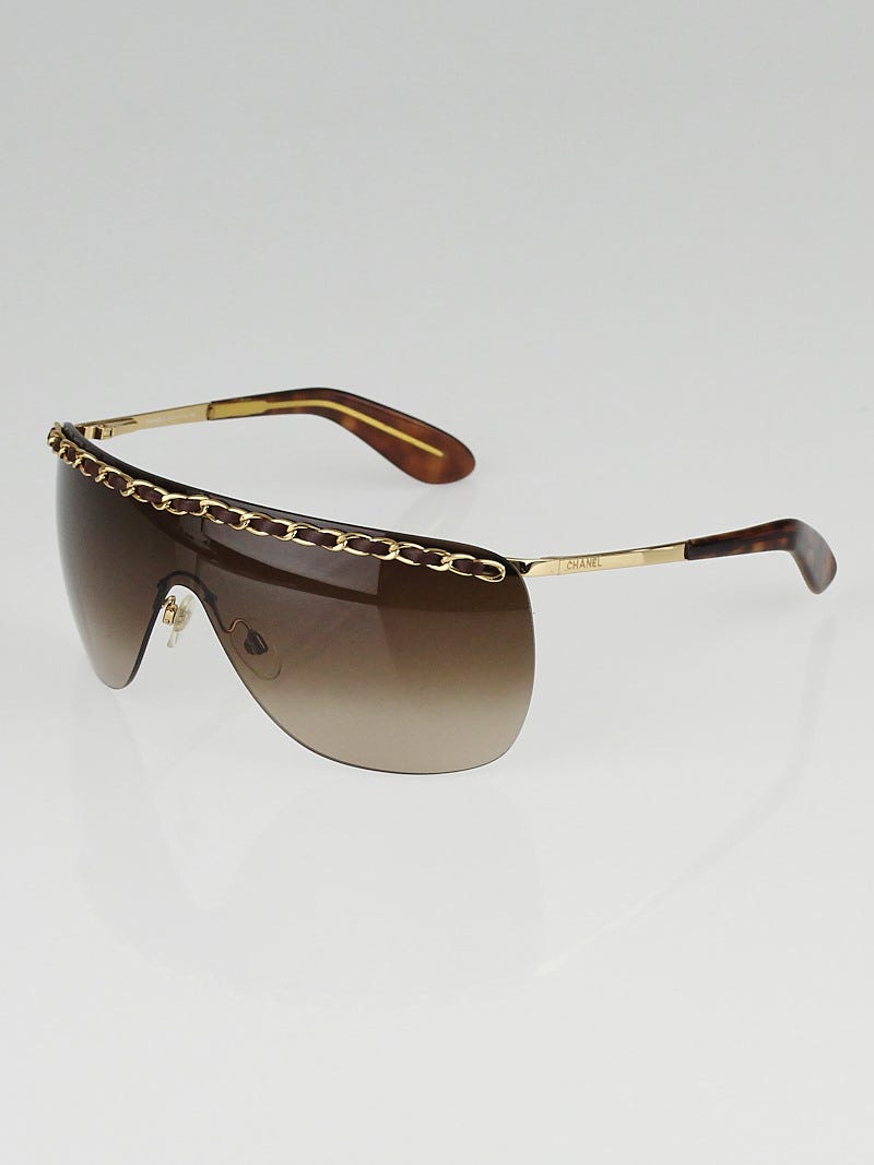 Chanel rimless shield chain sunglasses Chanel, rimless shield chain sunglasses - Unique Designer Pieces main image 3