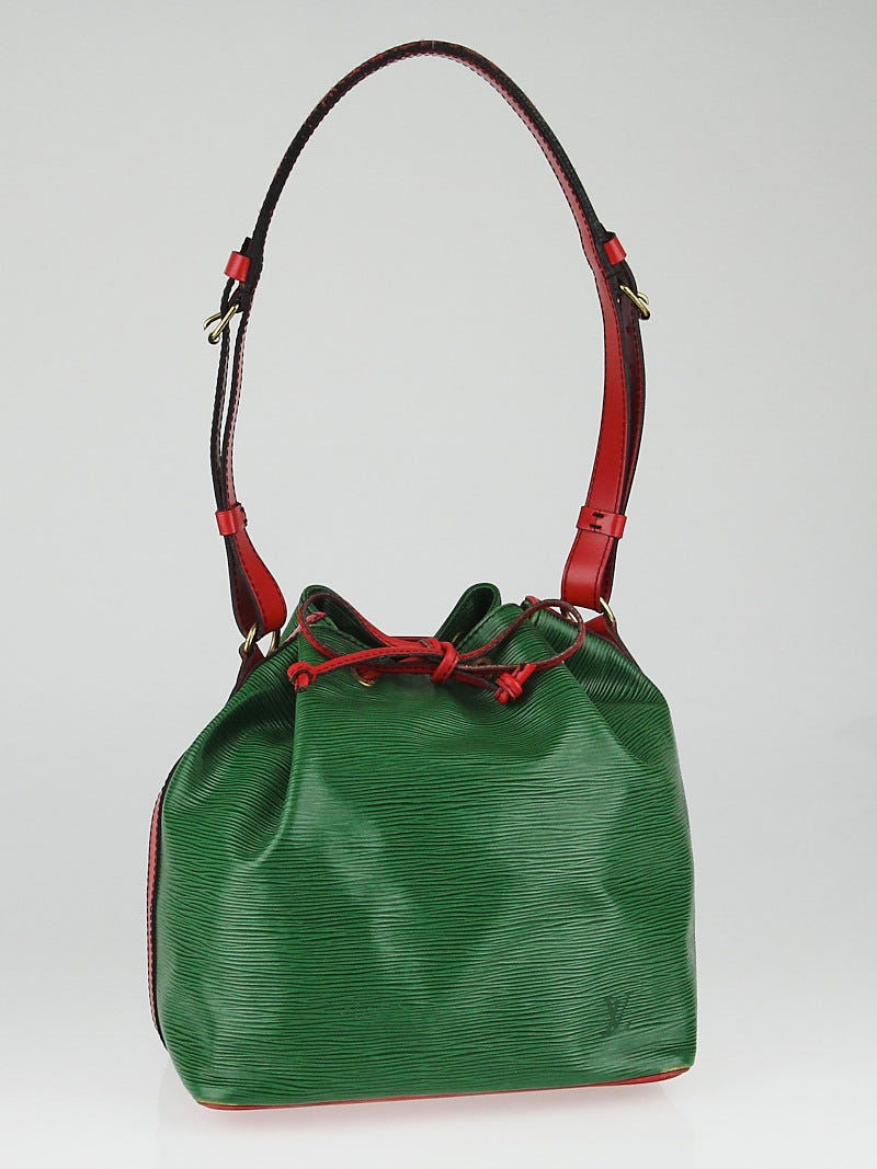 Louis Vuitton Red Epi Leather Petite Noe Bag - Yoogi's Closet