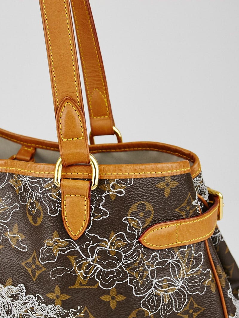 Louis Vuitton Limited Edition Silver Dentelle Batignolles