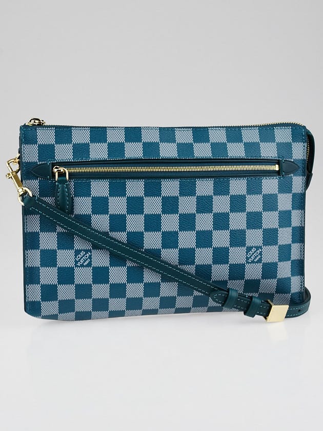 Louis Vuitton Limited Edition Cyan Damier Couleur Modul Crossbody Bag