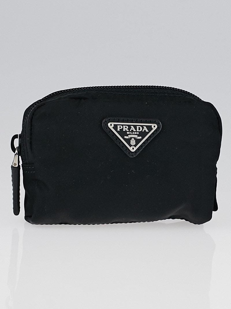 Prada Black Vela Nylon Pouch 1N0339 Yoogi s Closet