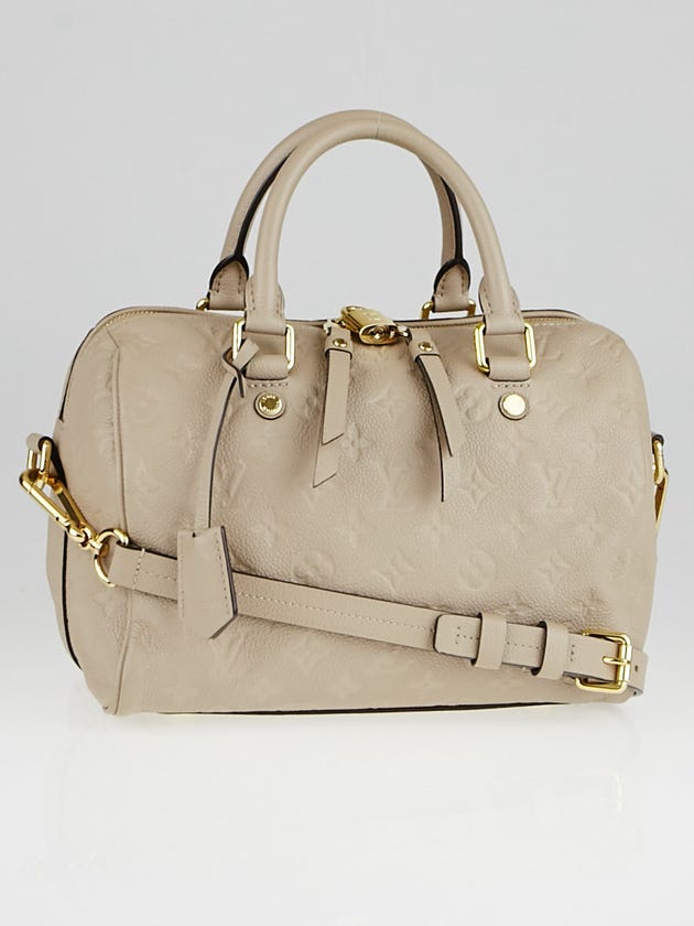 Louis Vuitton Galet Monogram Empreinte Leather Speedy 25 Bag