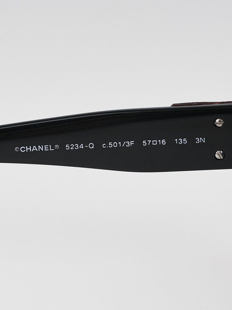 Chanel Black Square Frame CC Sunglasses-5234-Q - Yoogi's Closet