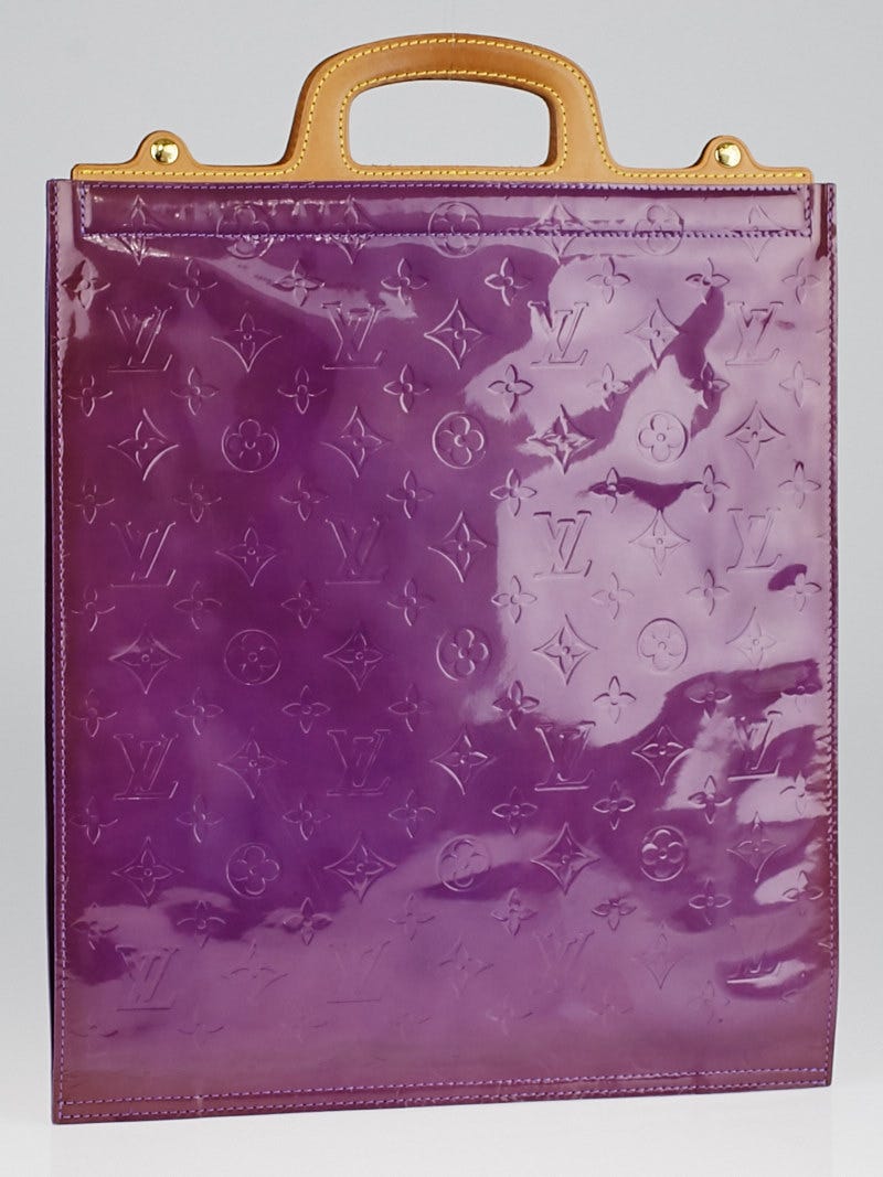 Louis Vuitton パープル トートバッグ Louis Vuitton Purple Monogram Vernis Stanton Tote Bag | Yoogi's Closet