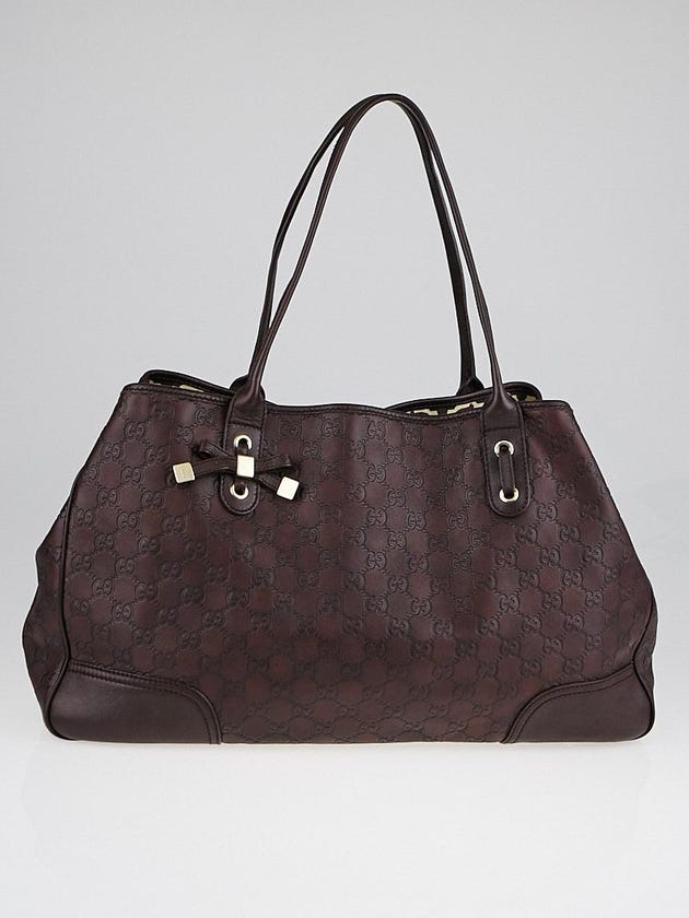 Gucci Brown Guccissima Leather Princy Tote Bag