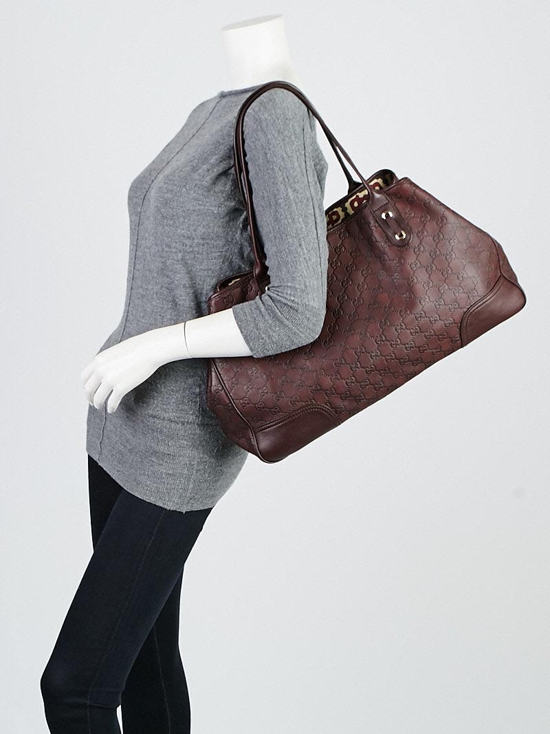 Gucci Brown Guccissima Leather Princy Tote Bag | Yoogi