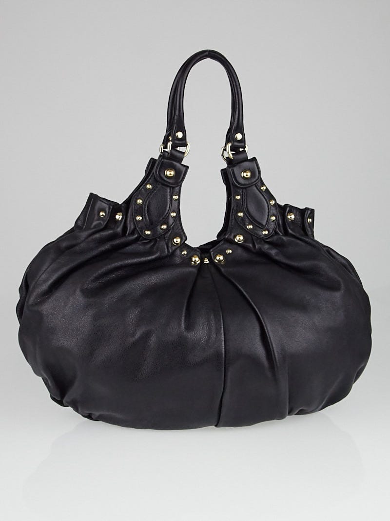 Gucci, Bags, Gucci Monogram Studded Pelham Hobo Bag