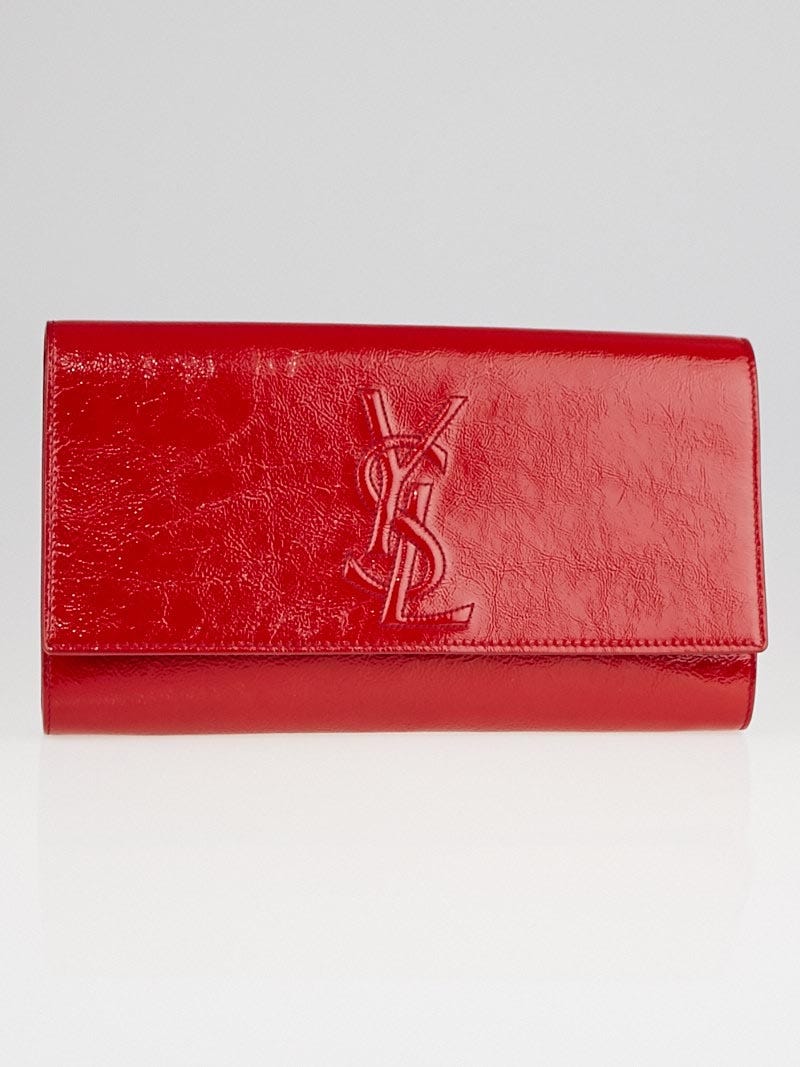 Ysl red clutch discount