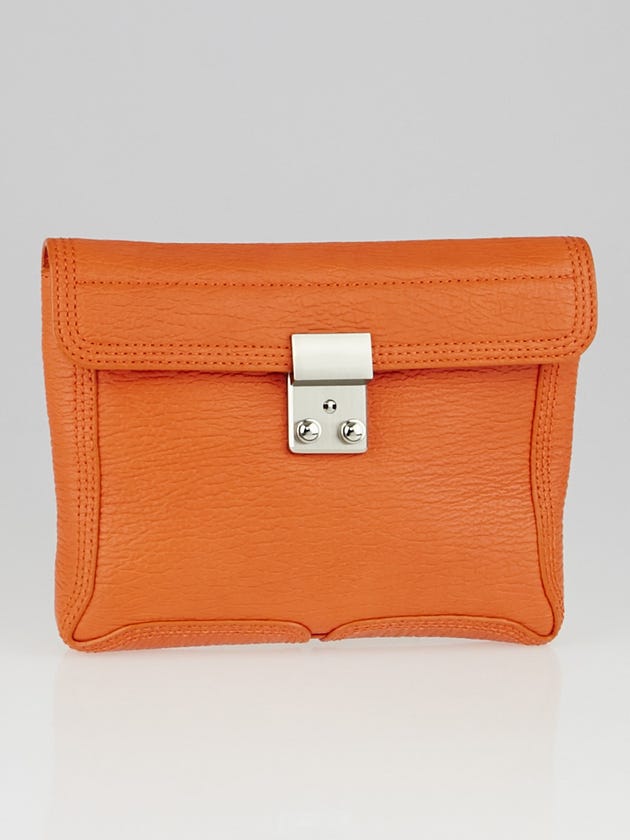 3.1 Phillip Lim Mandarin Leather Pashli Small Clutch Bag