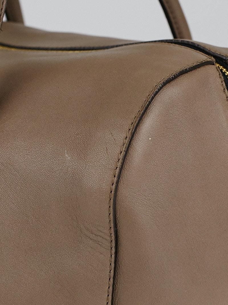 Chloe Taupe Leather Madeleine Duffle Bag Yoogi s Closet