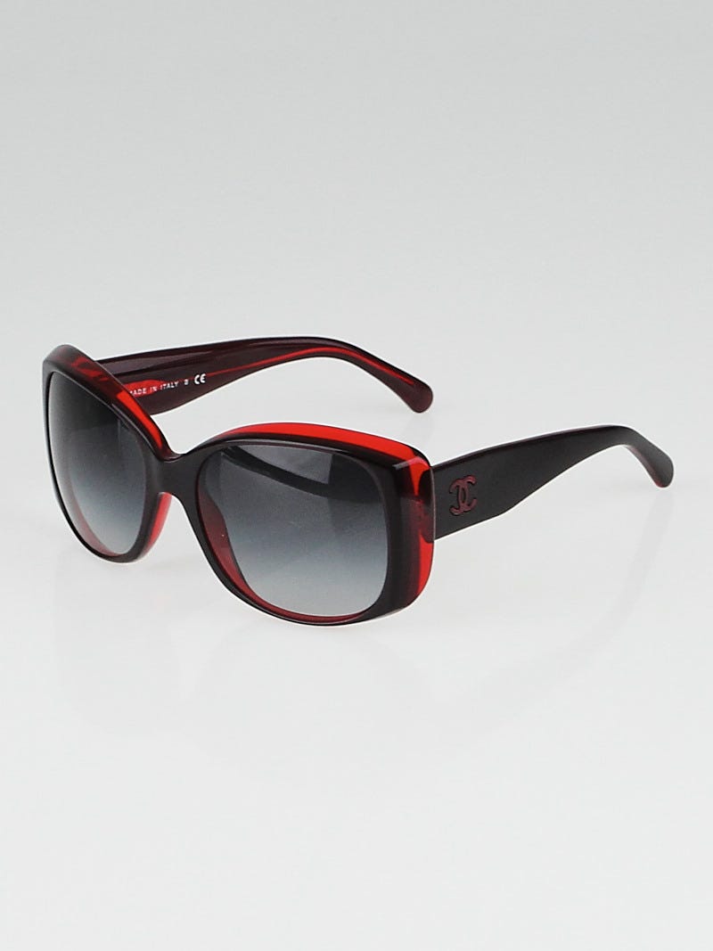 Sold Authentic CHANEL sunglasses  Chanel sunglasses, Sunglasses, Red chanel