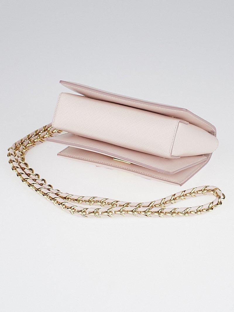 FERRAGAMO - GINNY クロスボディ ーMACARON Salvatore Ferragamo Macaron Saffiano Printed Calfskin