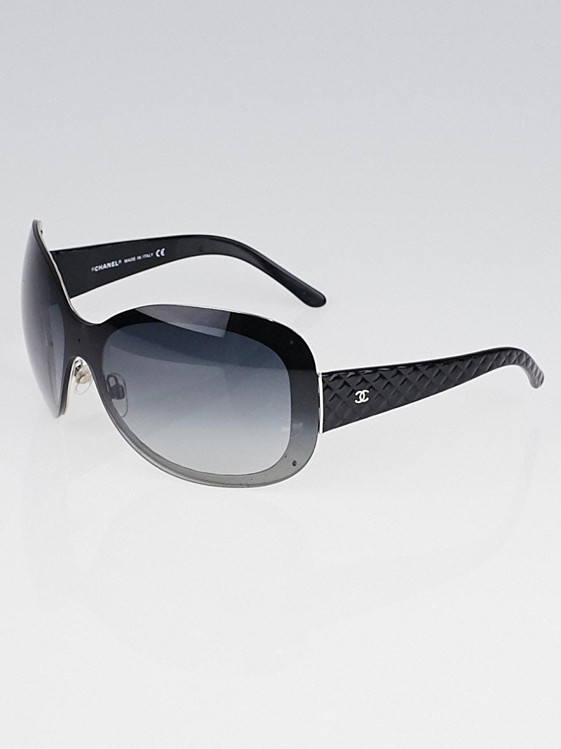 Chanel Black Oversized Frame Gradient Tint Sunglasses-4159