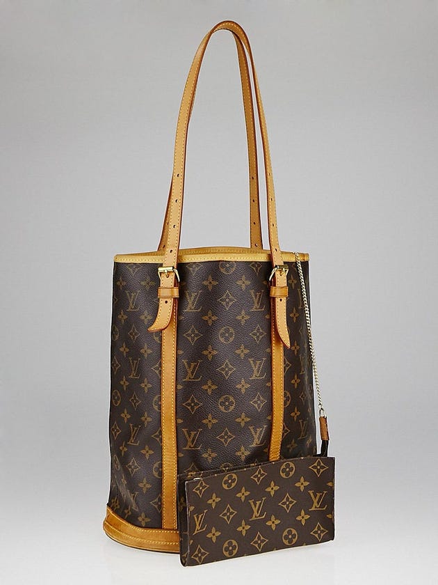 Louis Vuitton Monogram Canvas Large Bucket Bag w/ Accessories Pouch