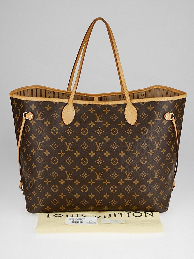 Used lv cheap neverfull gm