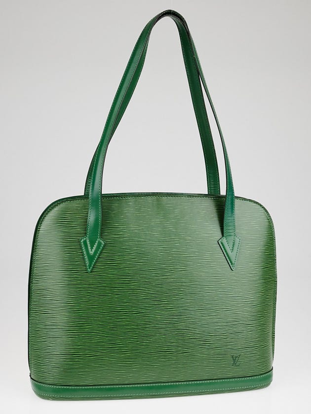 Louis Vuitton Borneo Green Epi Leather Lussac Tote Bag