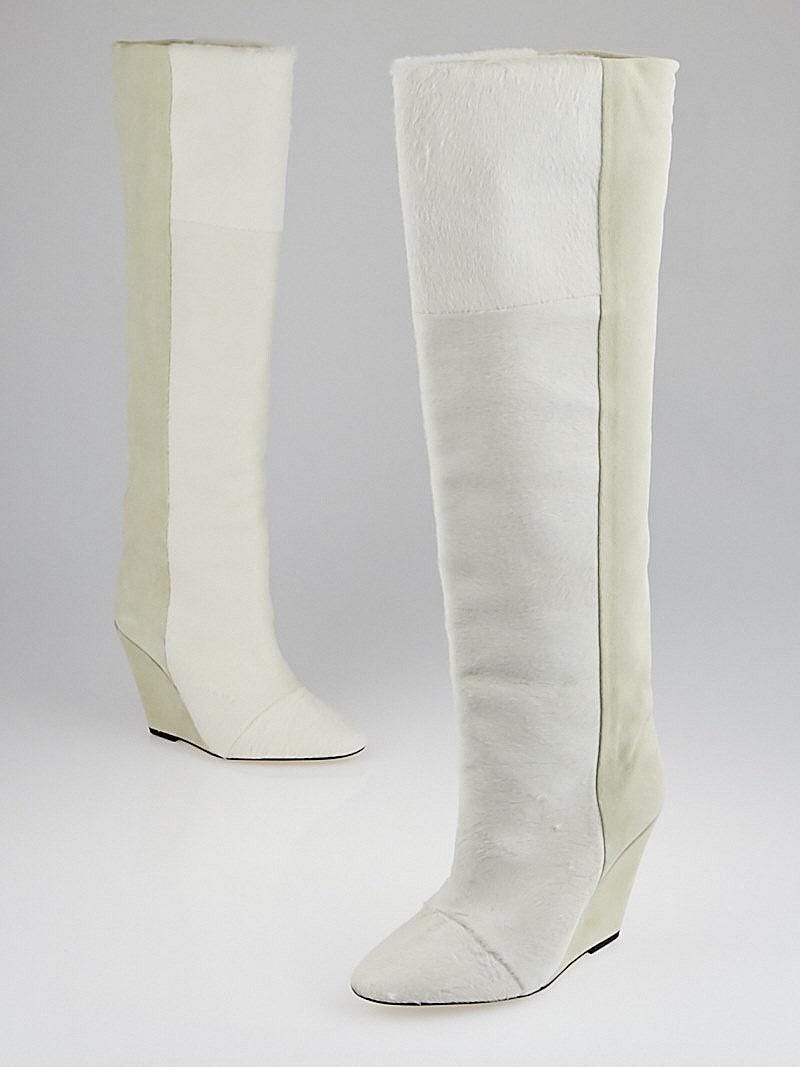 Isabel marant pony hair boots outlet