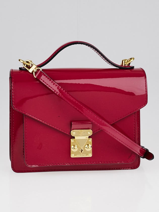 Louis Vuitton Rose Indian Vernis Leather Monceau BB Bag