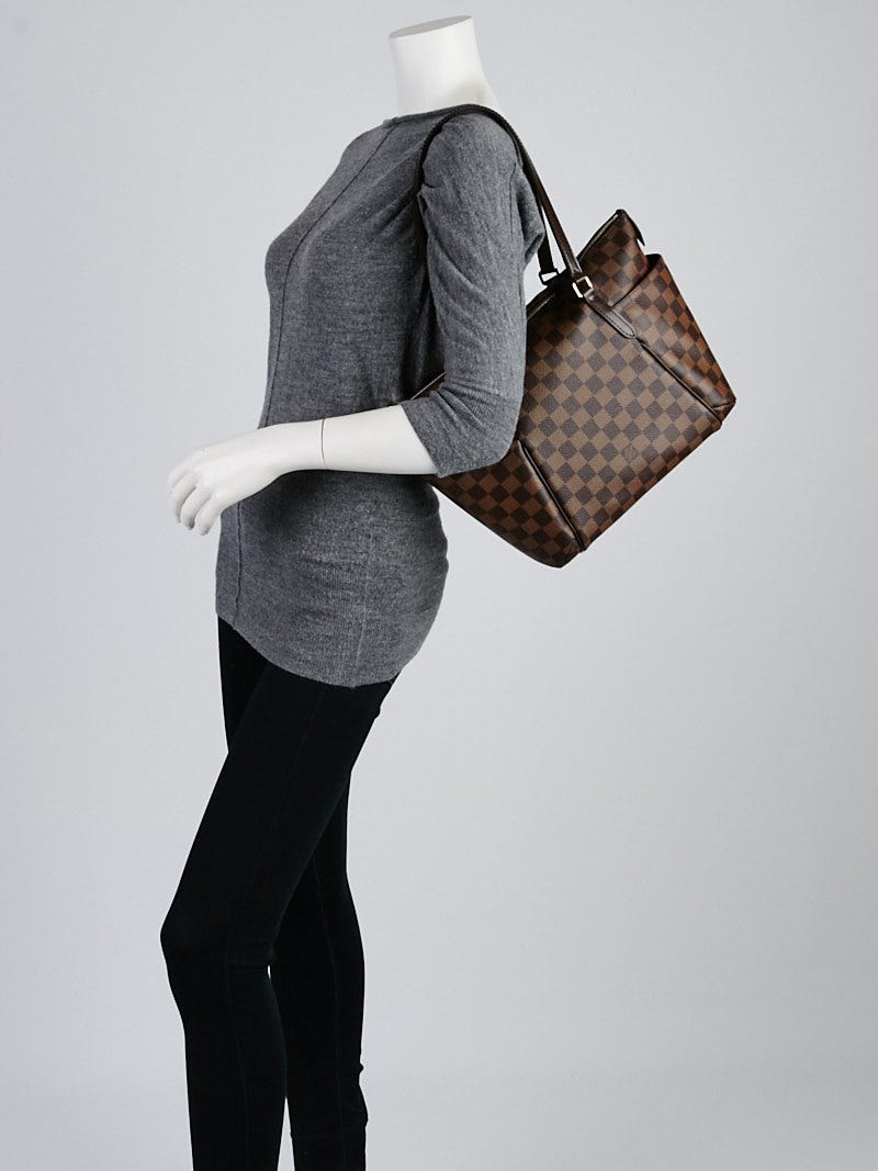 Louis Vuitton Totally PM Damier Ebene Tote Shoulder Bag Brown
