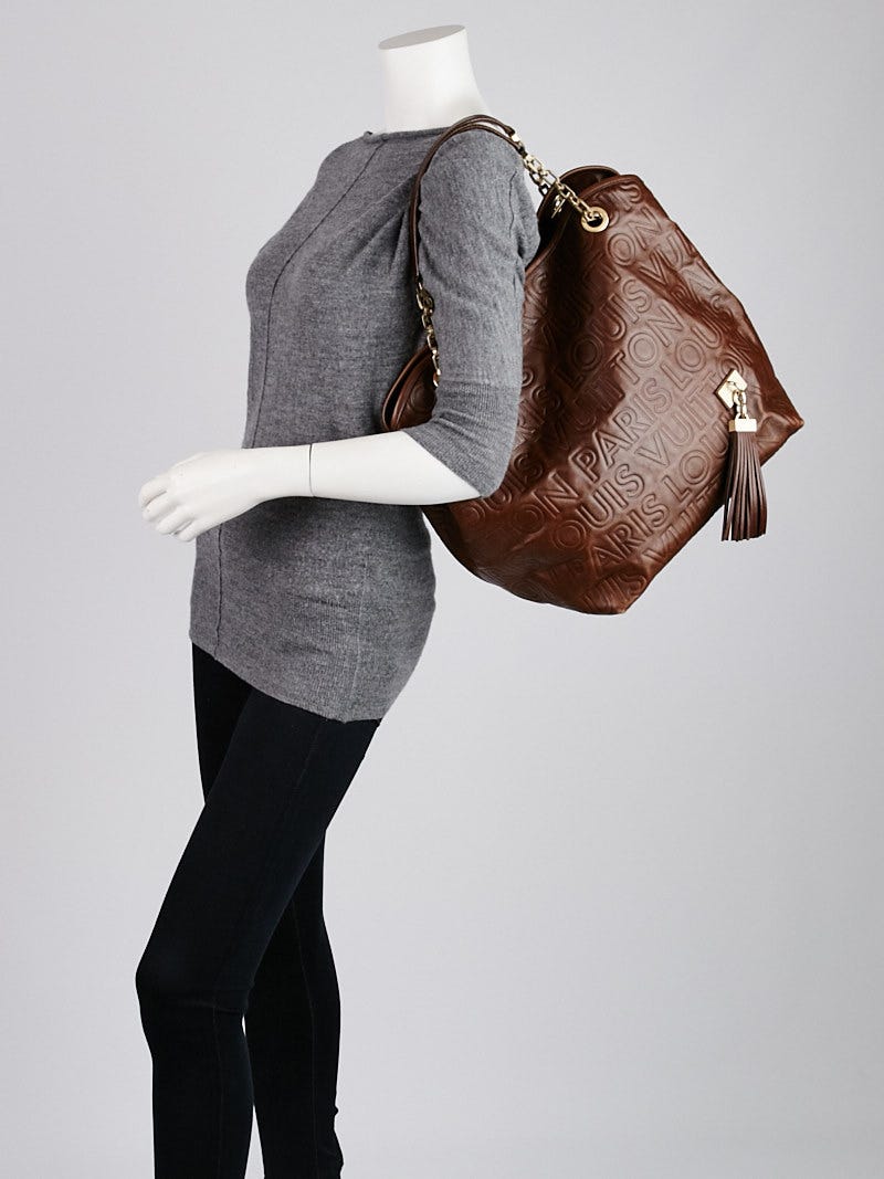 Louis Vuitton, Bags, Louis Vuitton Limited Edition Paris Souple Whisper  Leather Gm Bag
