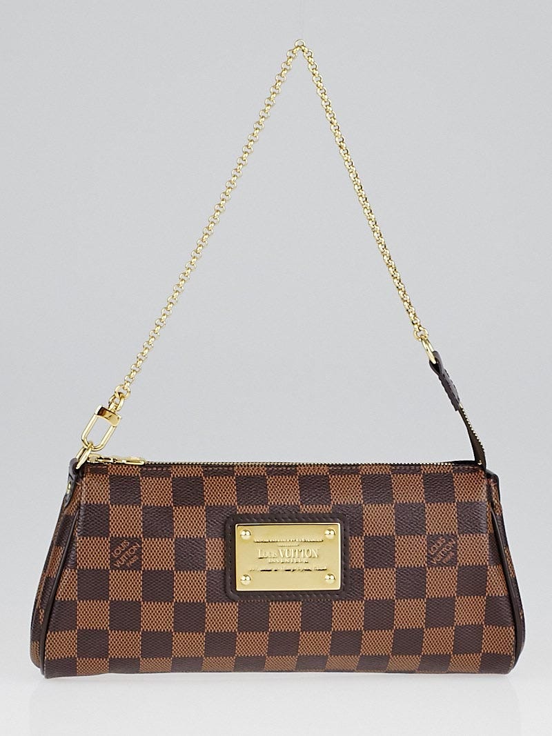 Louis Vuitton Damier Canvas Eva Clutch Bag