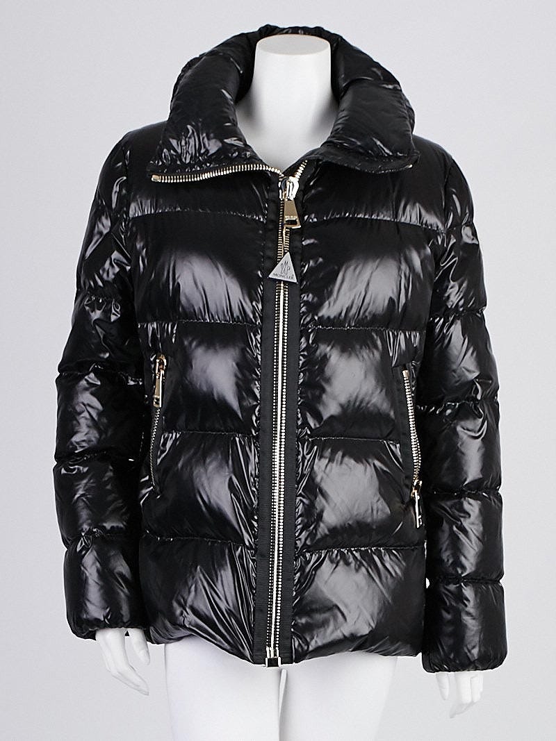 Moncler Black Quilted Nylon Joux Down Jacket Size 5/XXL - Yoogi's