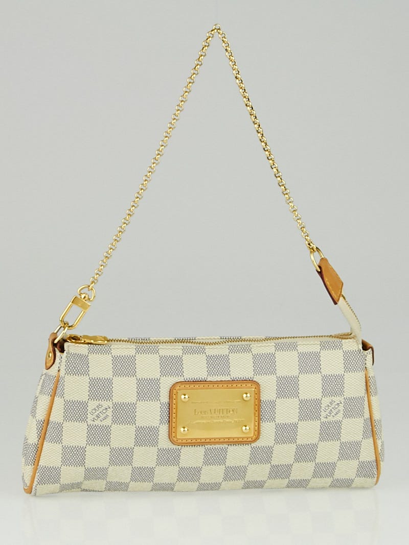 Louis Vuitton Damier Azur Canvas Eva Clutch Bag