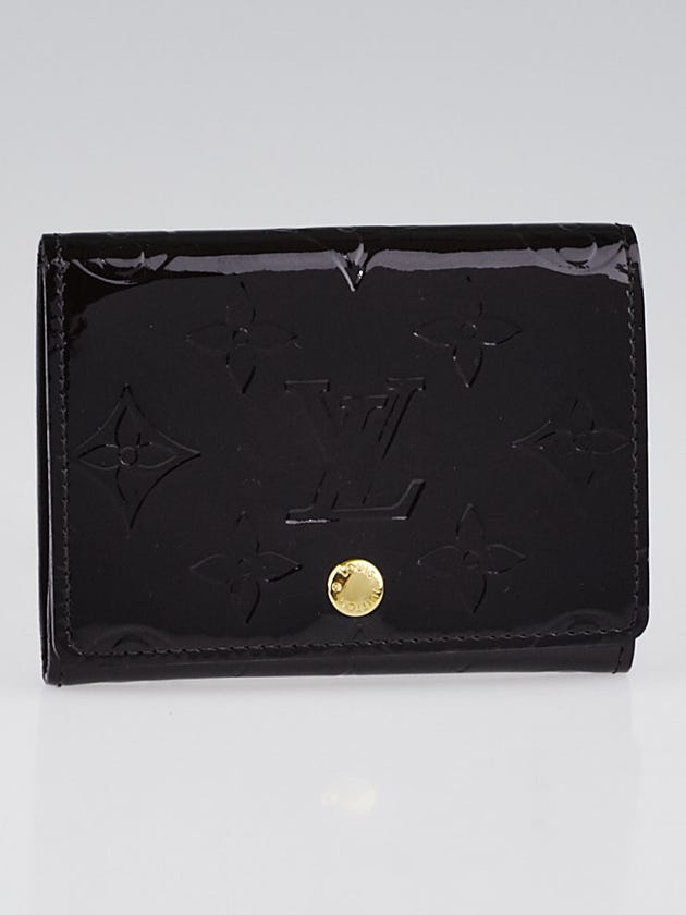 Louis Vuitton Amarante Monogram Vernis Business Card Holder