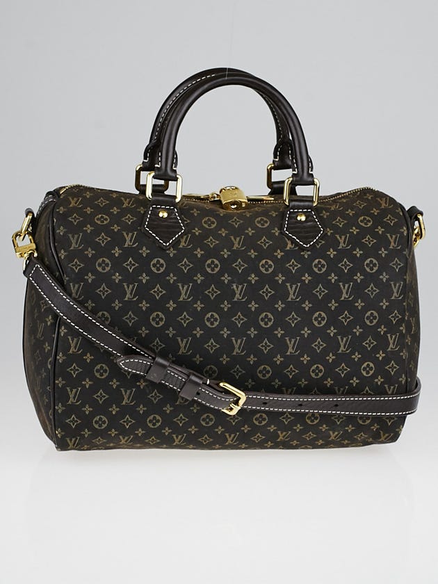 Louis Vuitton Fusain Idylle Monogram Speedy Bandouliere 30 Bag