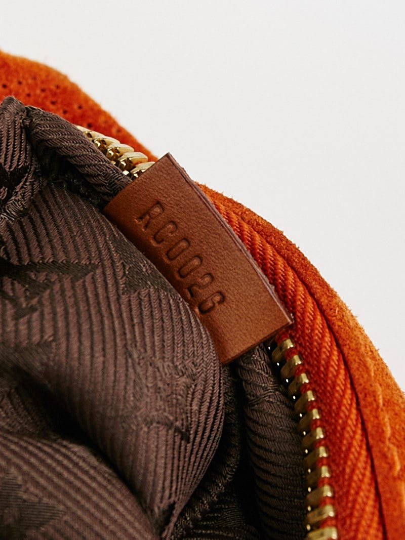 Louis Vuitton Limited Edition Orange Monogram Suede Onatah PM Bag - Yoogi's  Closet