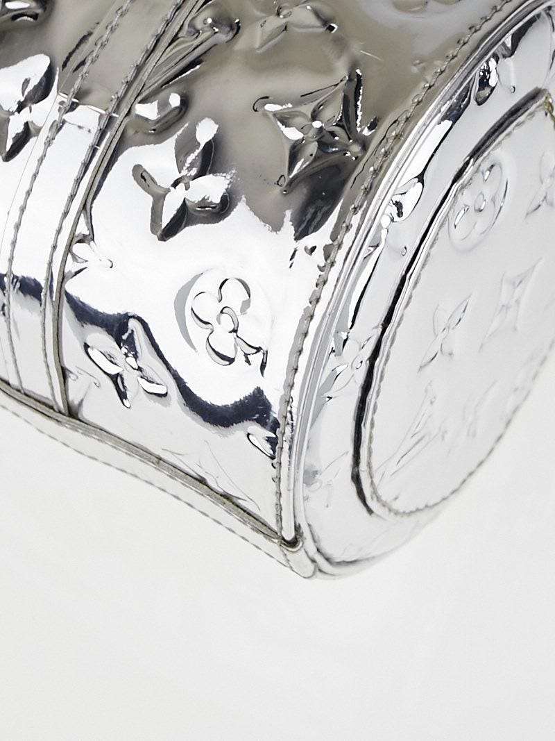 Louis Vuitton Limited Edition Silver Monogram Miroir Handle Trunk Bag -  Yoogi's Closet