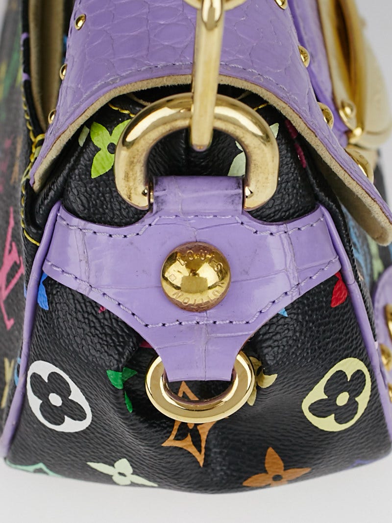 Louis Vuitton Black Monogram Multicolore Coated Canvas And Green Alligator Marilyn  Bag Gold Hardware, 2007 Available For Immediate Sale At Sotheby's