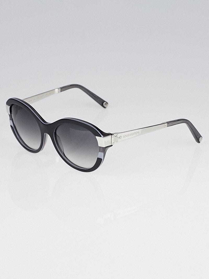Louis Vuitton Black/Silver Frame Petit Soupcon Cat Eye Sunglasses-Z0489W -  Yoogi's Closet