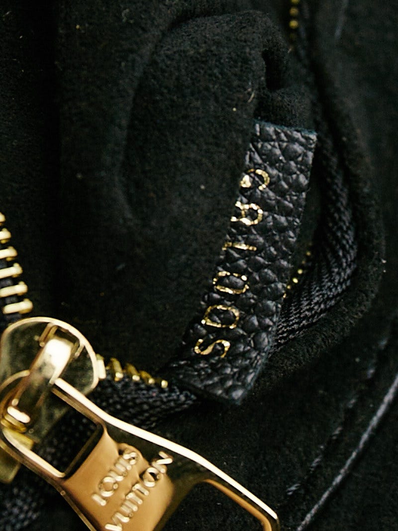 Louis Vuitton Black Monogram Empreinte Leather St Germain PM Bag at 1stDibs