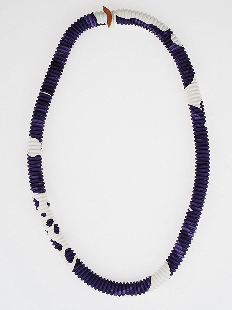 Hermes silk necklace hotsell