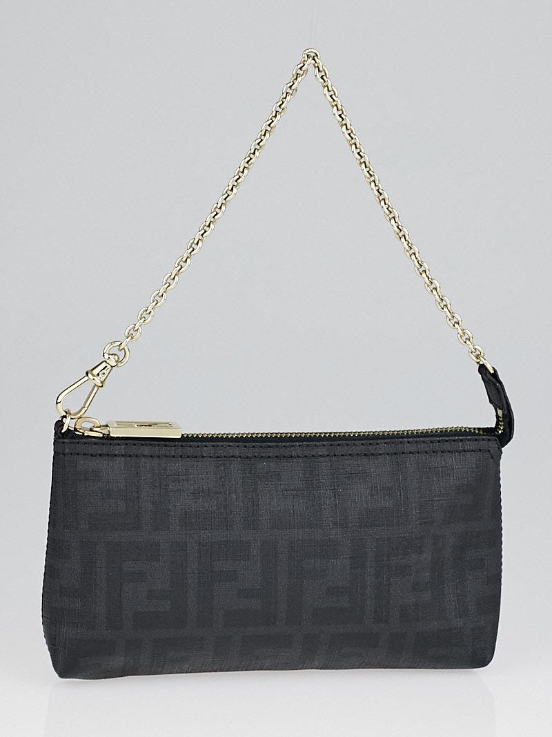 Fendi black zucca bag clearance